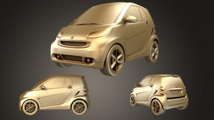 نموذج ثلاثي الأبعاد لآلة CNC السيارات والنقل سمارت فورتو 2011